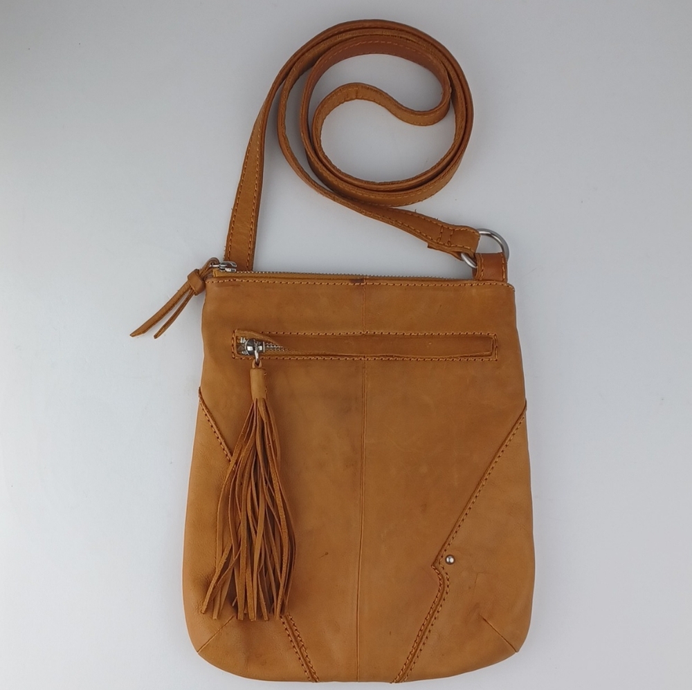 Hobo Crossbody Soft Brown Leather Purse